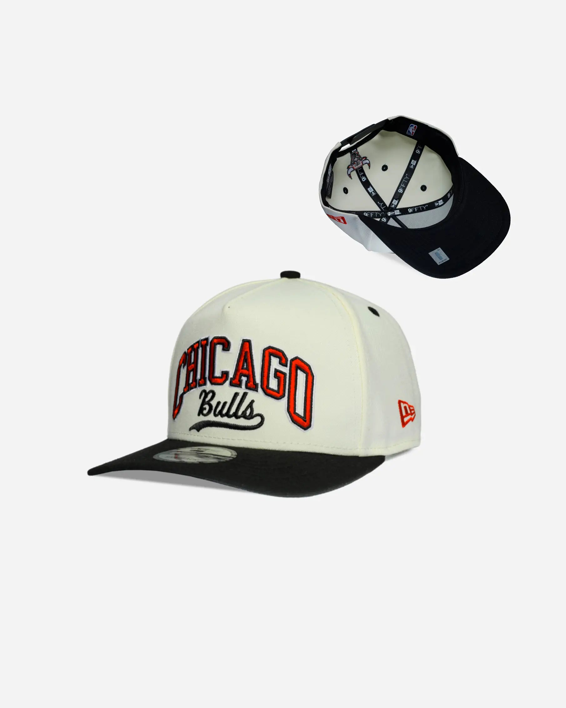 Chicago Bulls Script 2ton 9Fifty A-Frame Snapback Hat