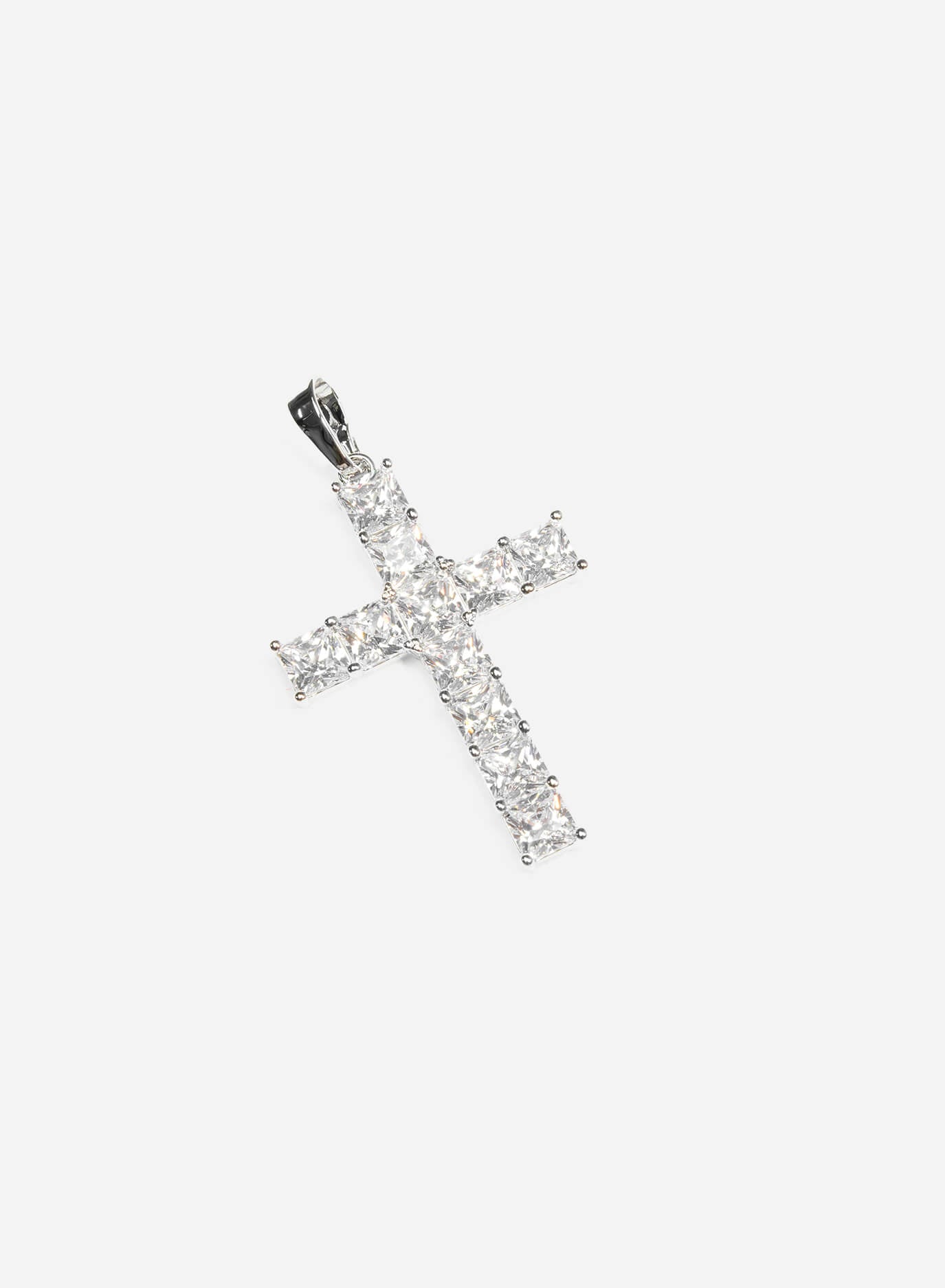 GD Cubic Zirconia Cross Pendant