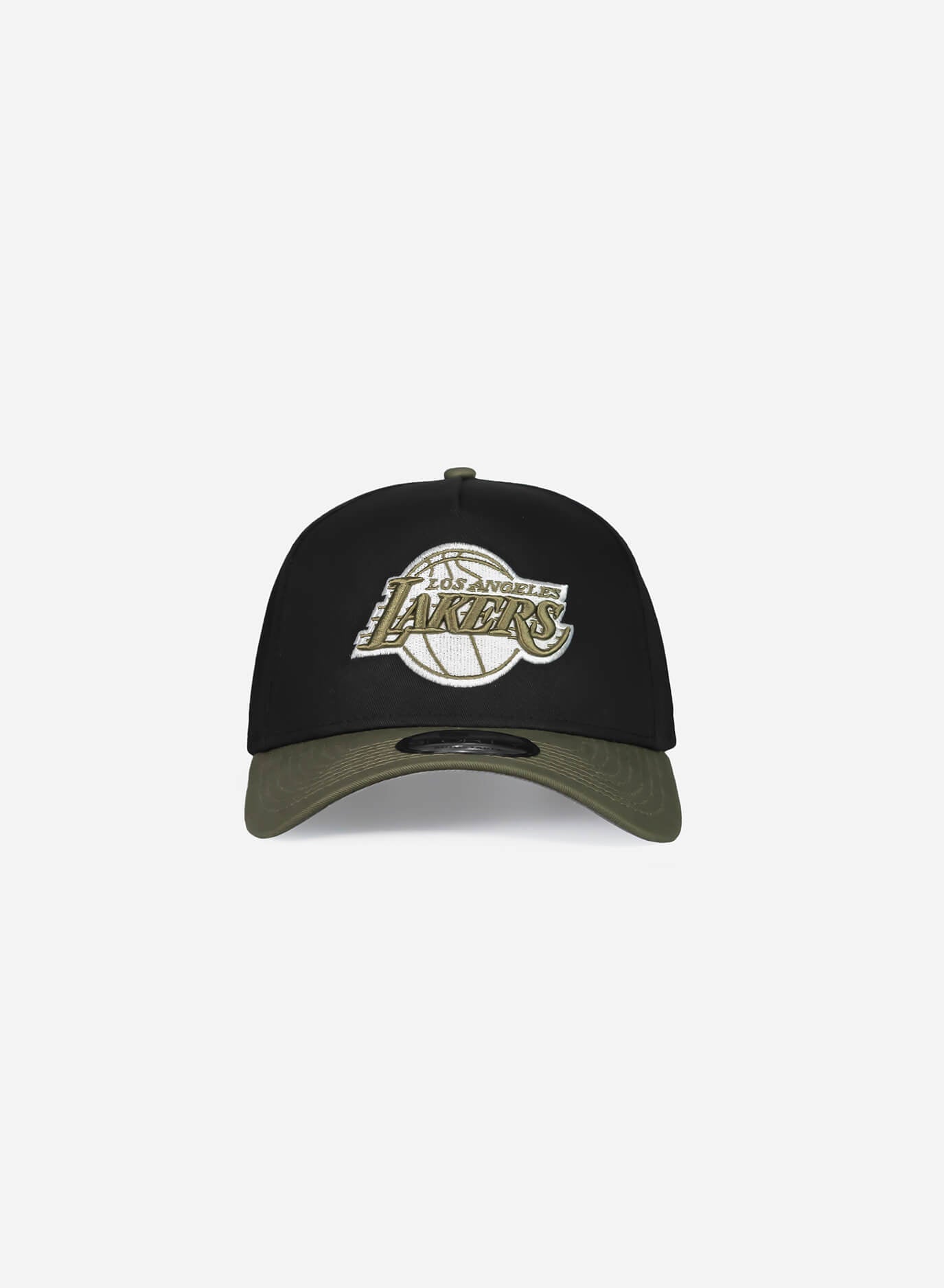 Los Angeles Lakers Black Olive 9Forty A-Frame Snapback