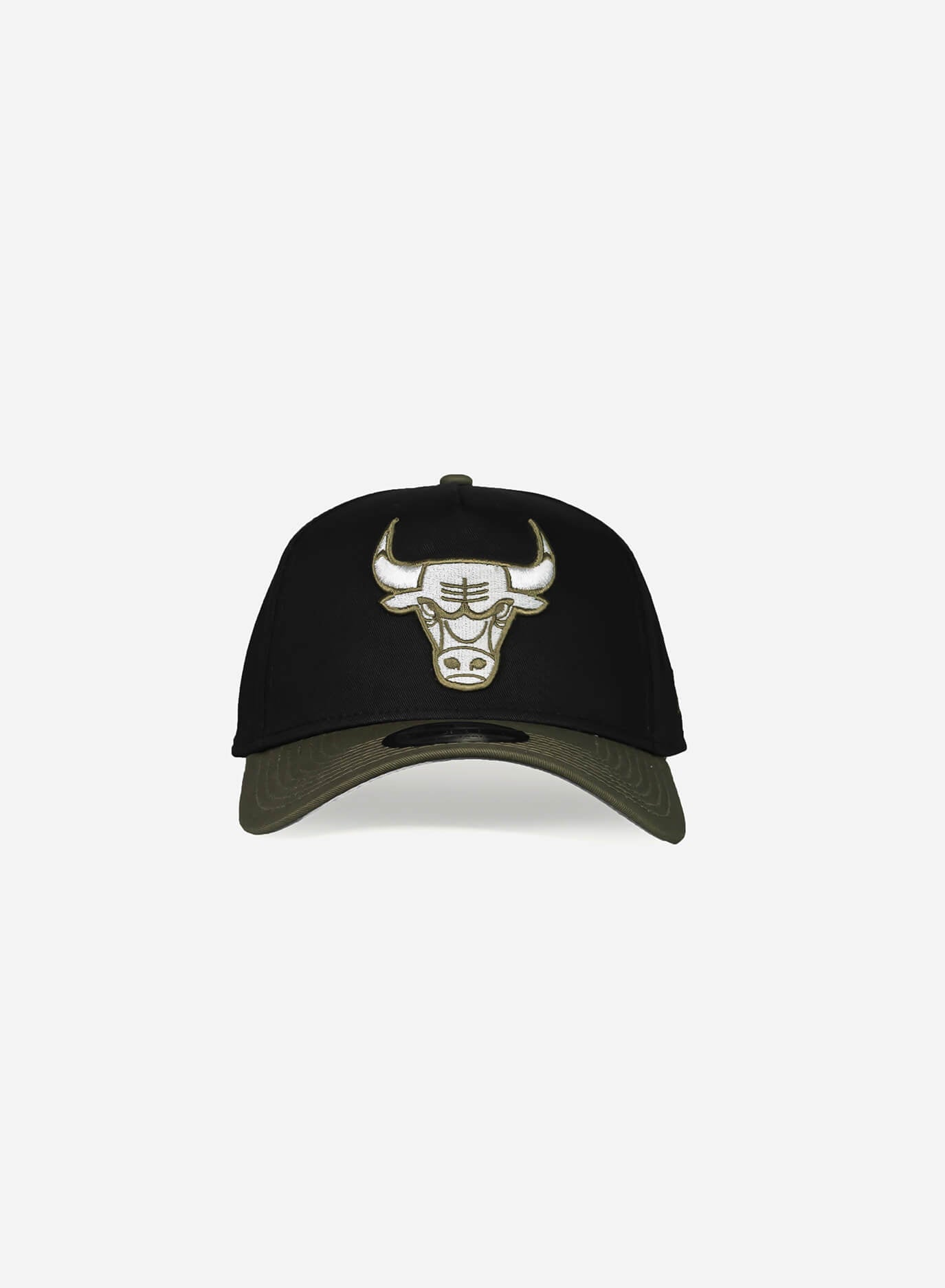 Chicago Bulls Black Olive 9Forty A-Frame Snapback