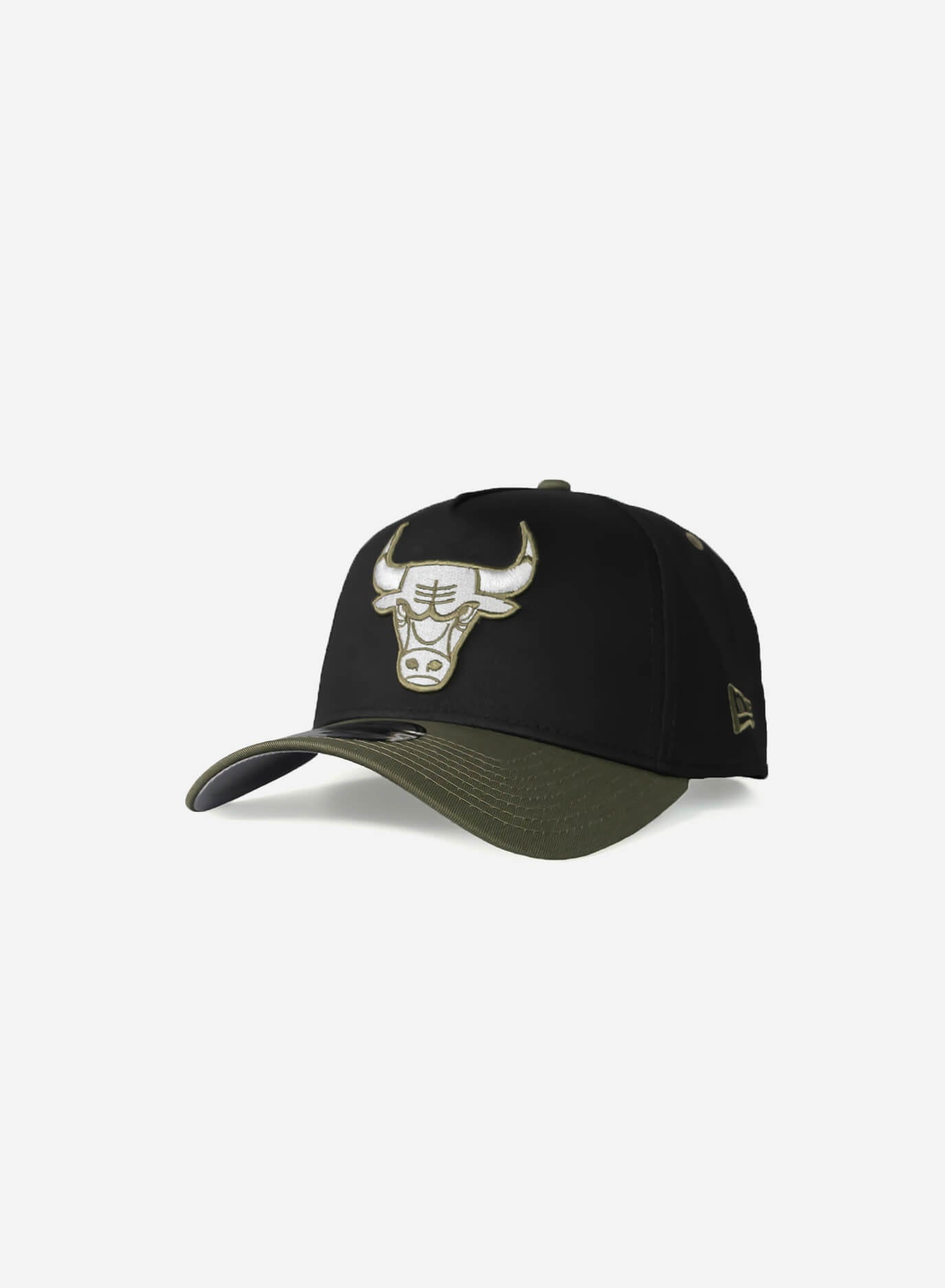 Chicago Bulls Black Olive 9Forty A-Frame Snapback