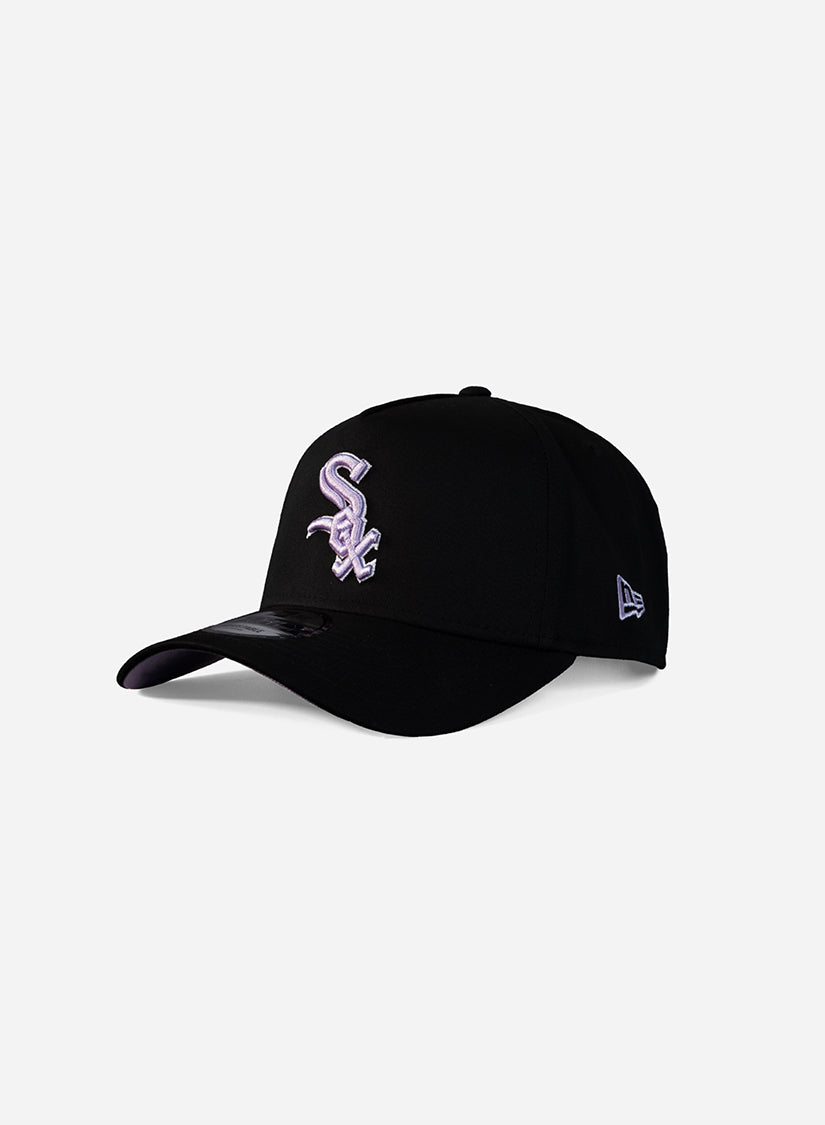 Chicago White Sox Black Lilac 9Forty A-Frame Snapback