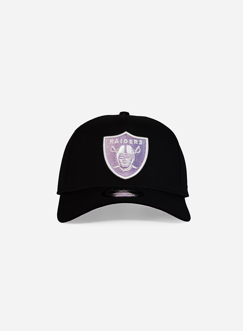 Las Vegas Raiders Black Lilac 9Forty A-Frame Snapback