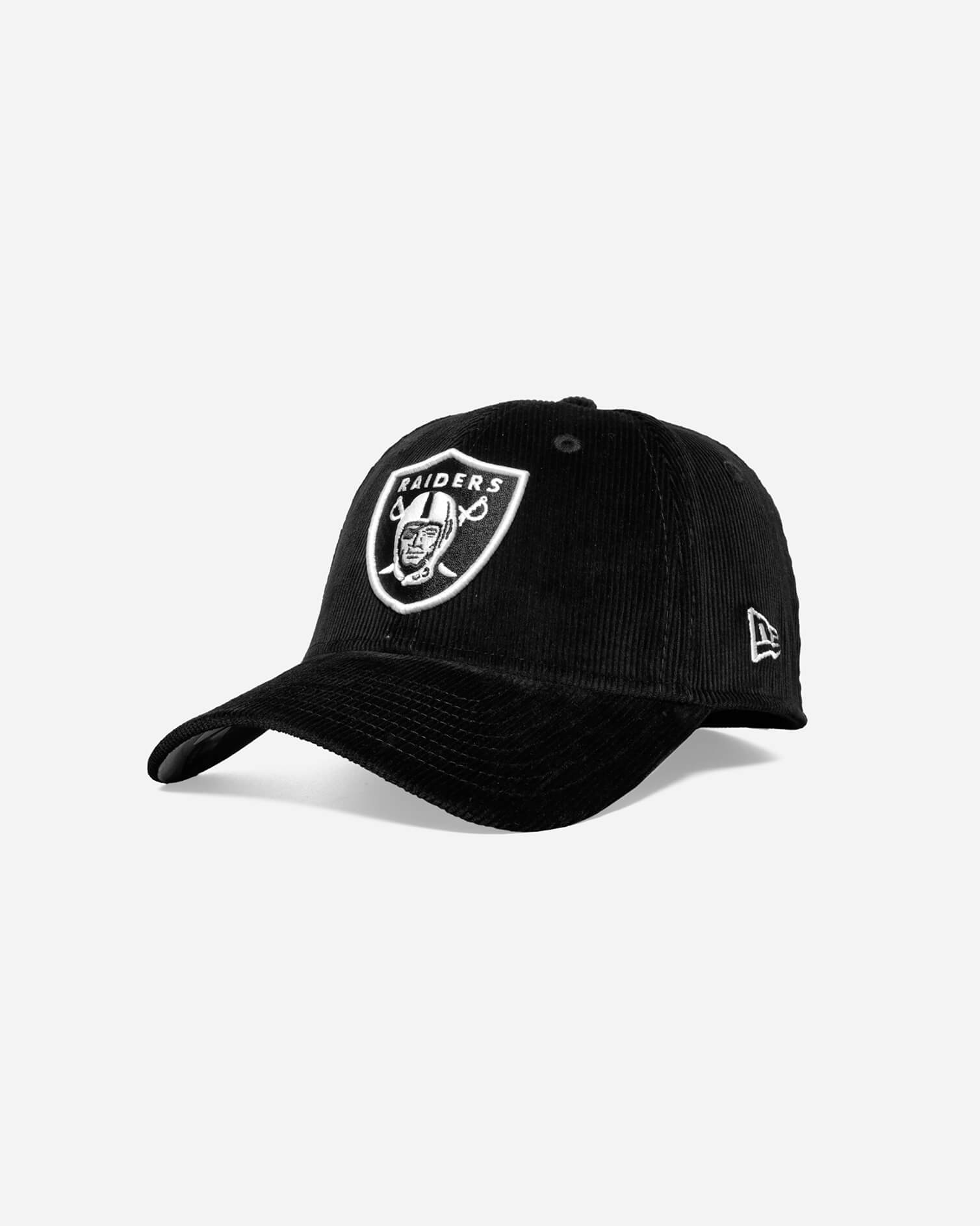 Las Vegas Raiders Black Cord Fitted Cap