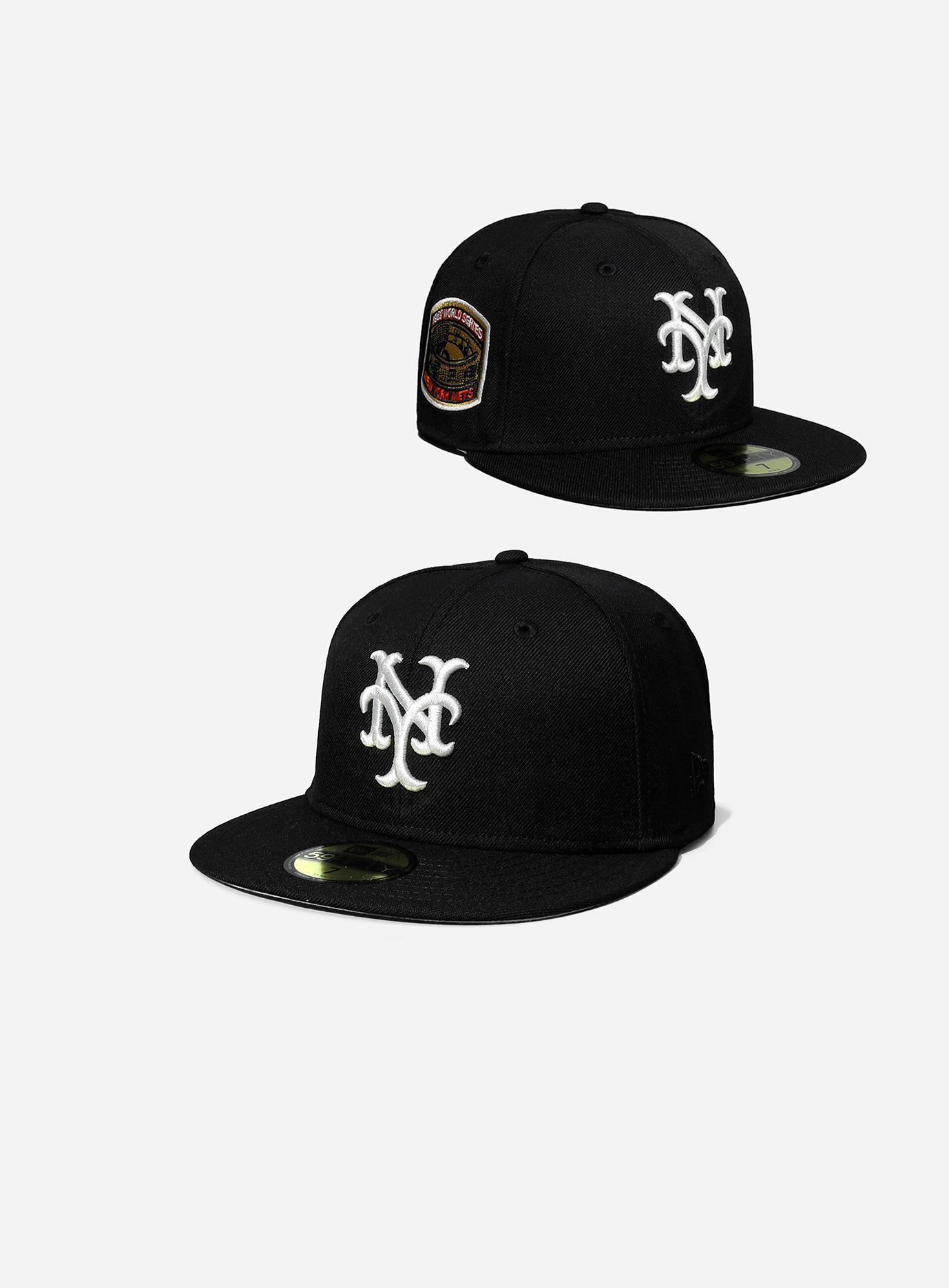 New Era Yankees VS Mets Black Fitted Hat 2000 Subway India