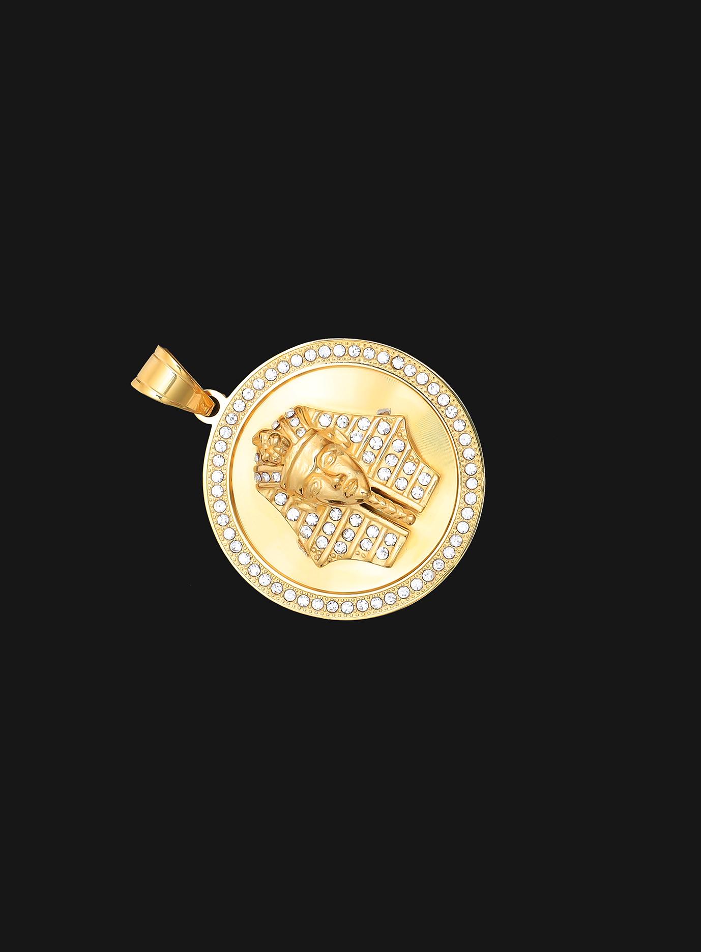 GD Round Pharaoh Diamante Pendant