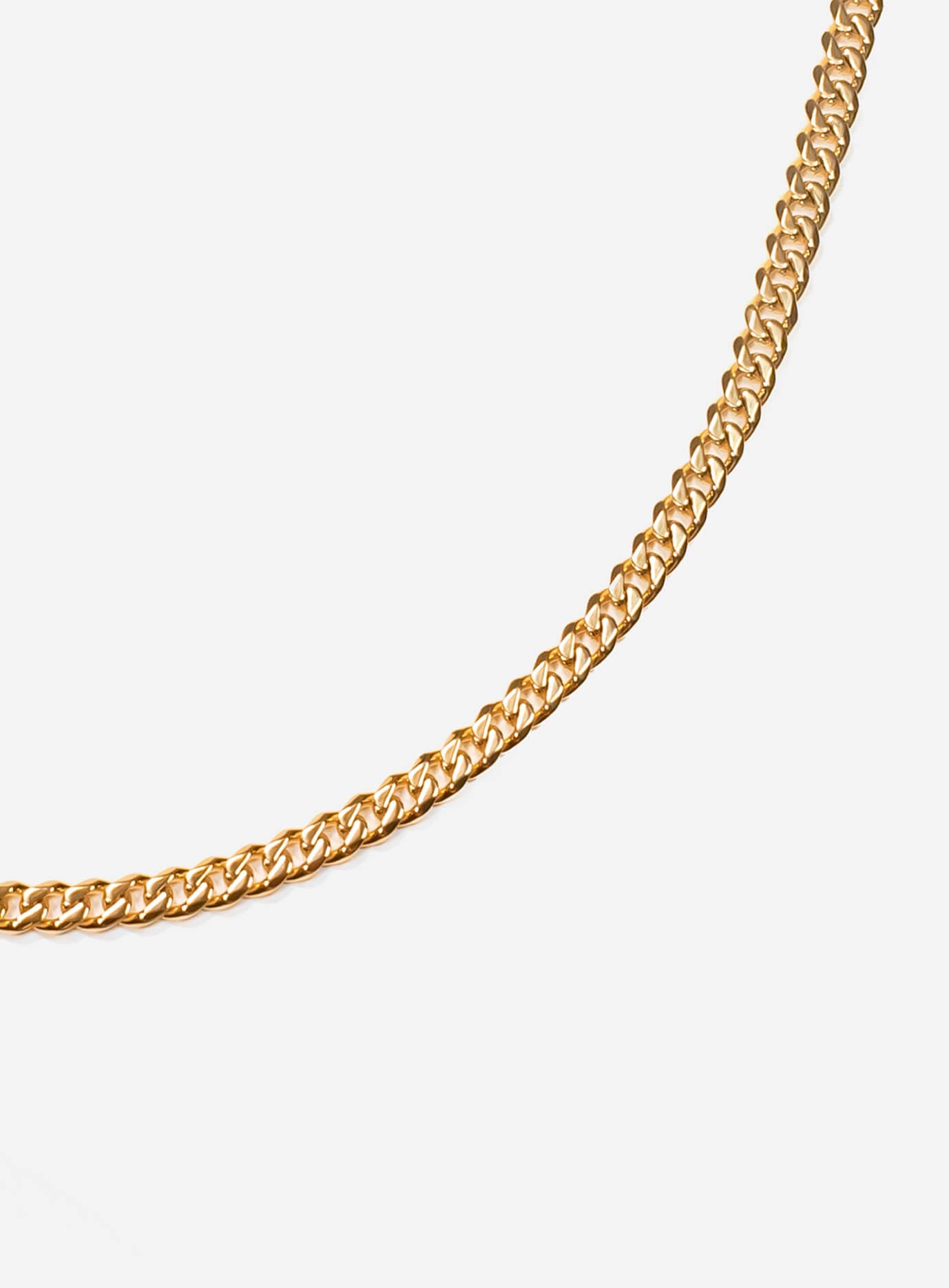 GD Gold Chain Stainless Steel 5.5mm x 55cm 18K Gold Plated