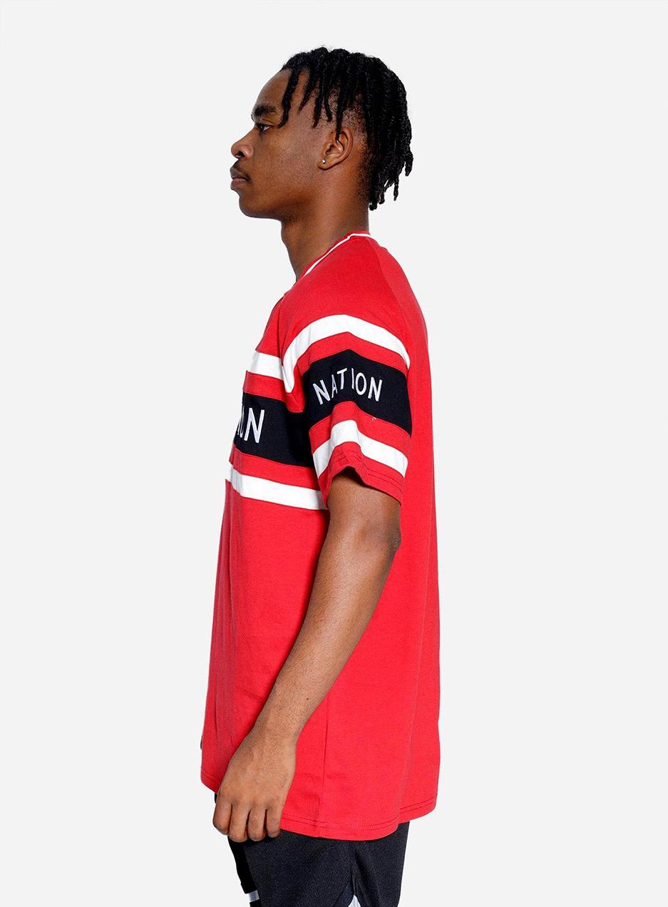 Battalion Striped Round Neck T-Shirt