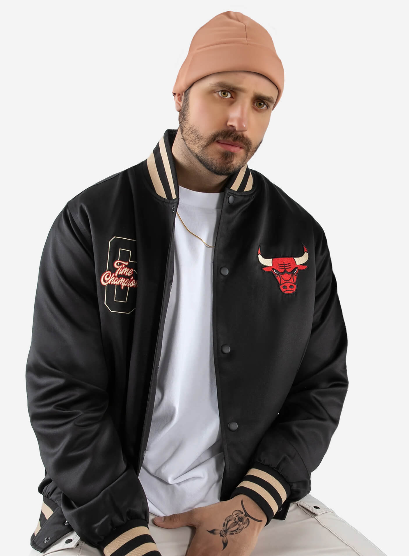 Chicago Bulls NBA Champs Satin Jacket