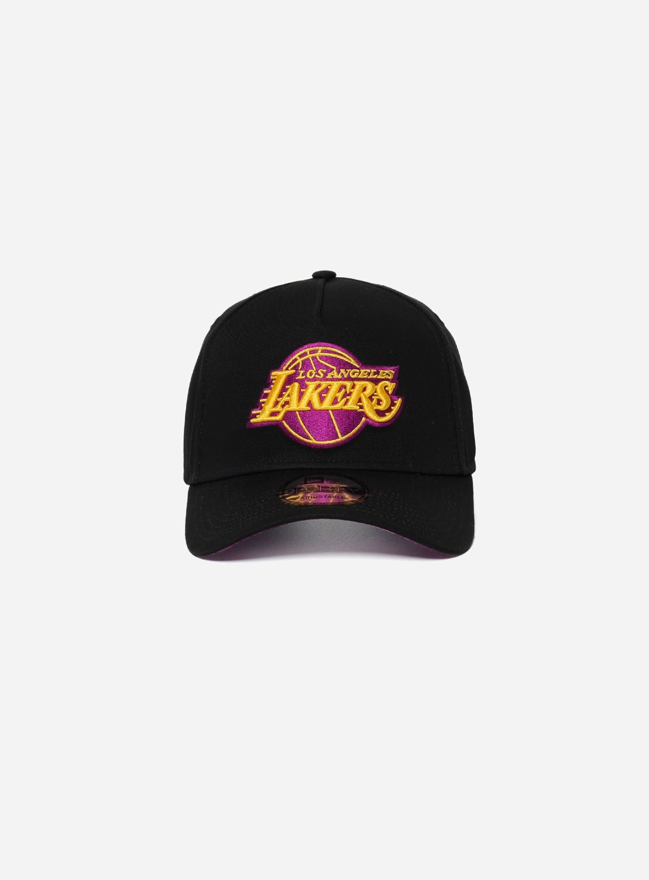 Los Angeles Lakers Passionfruit 9Forty A-Frame Snapback