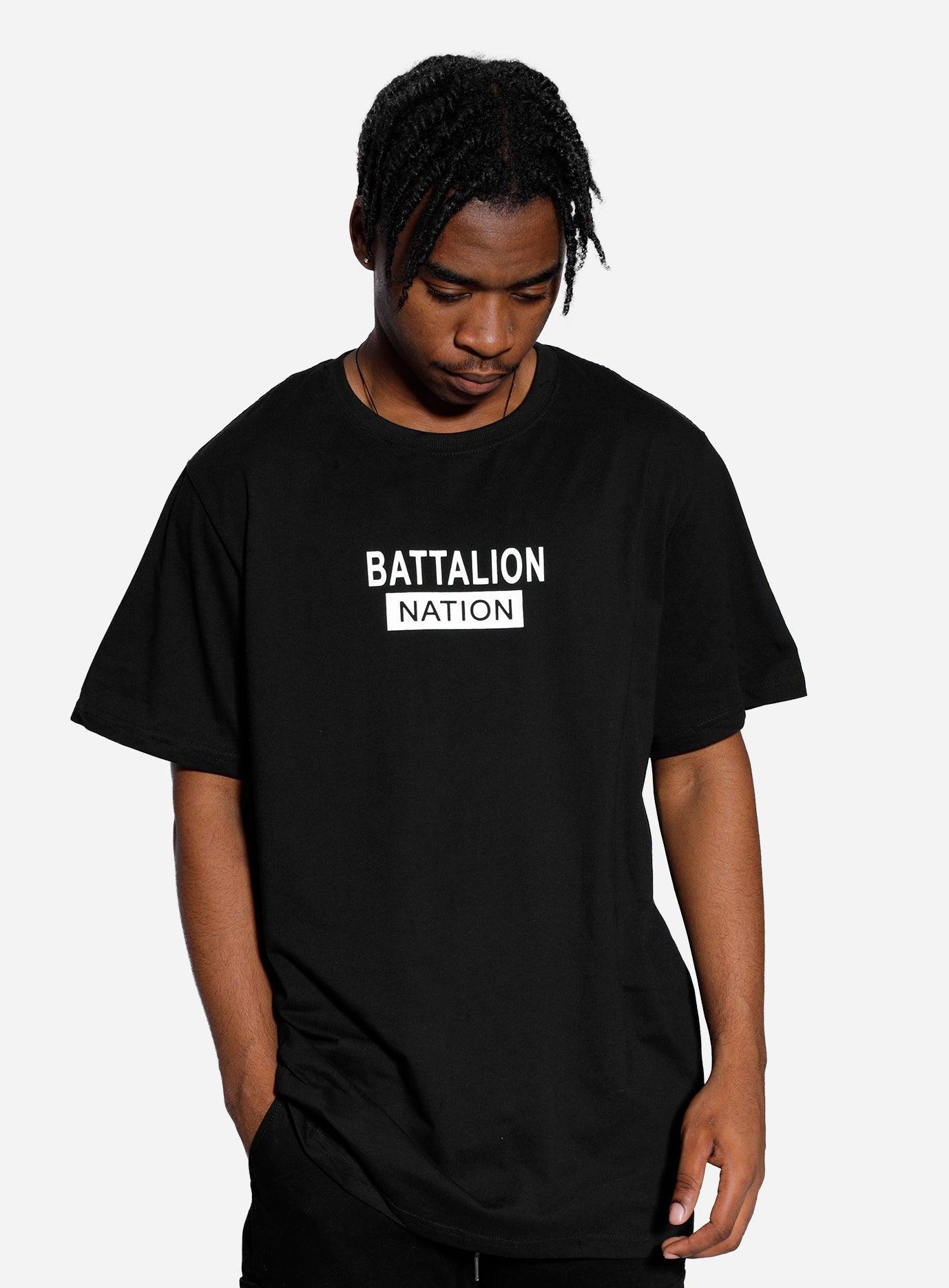 Battalion Nation Battalion Nation Flag Round Neck T-Shirt - Challenger Streetwear