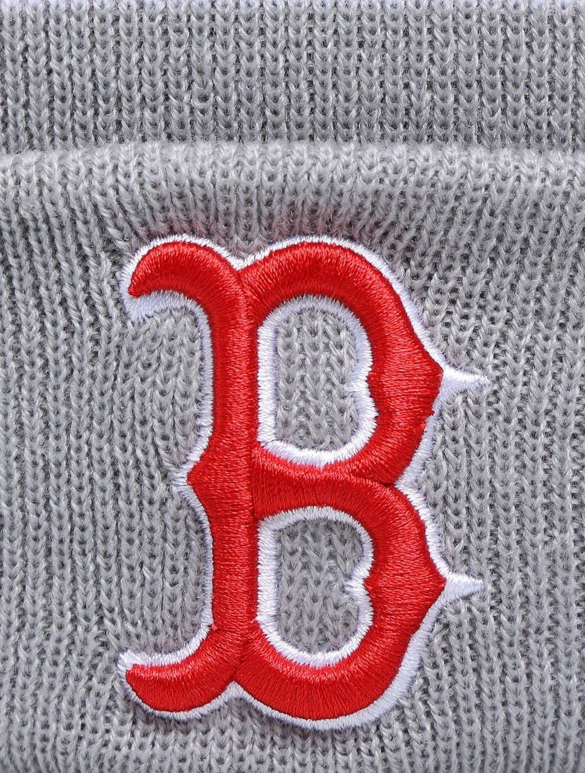 New Era Boston Red Sox Q221 Outline Thin Knit Beanie - Challenger Streetwear