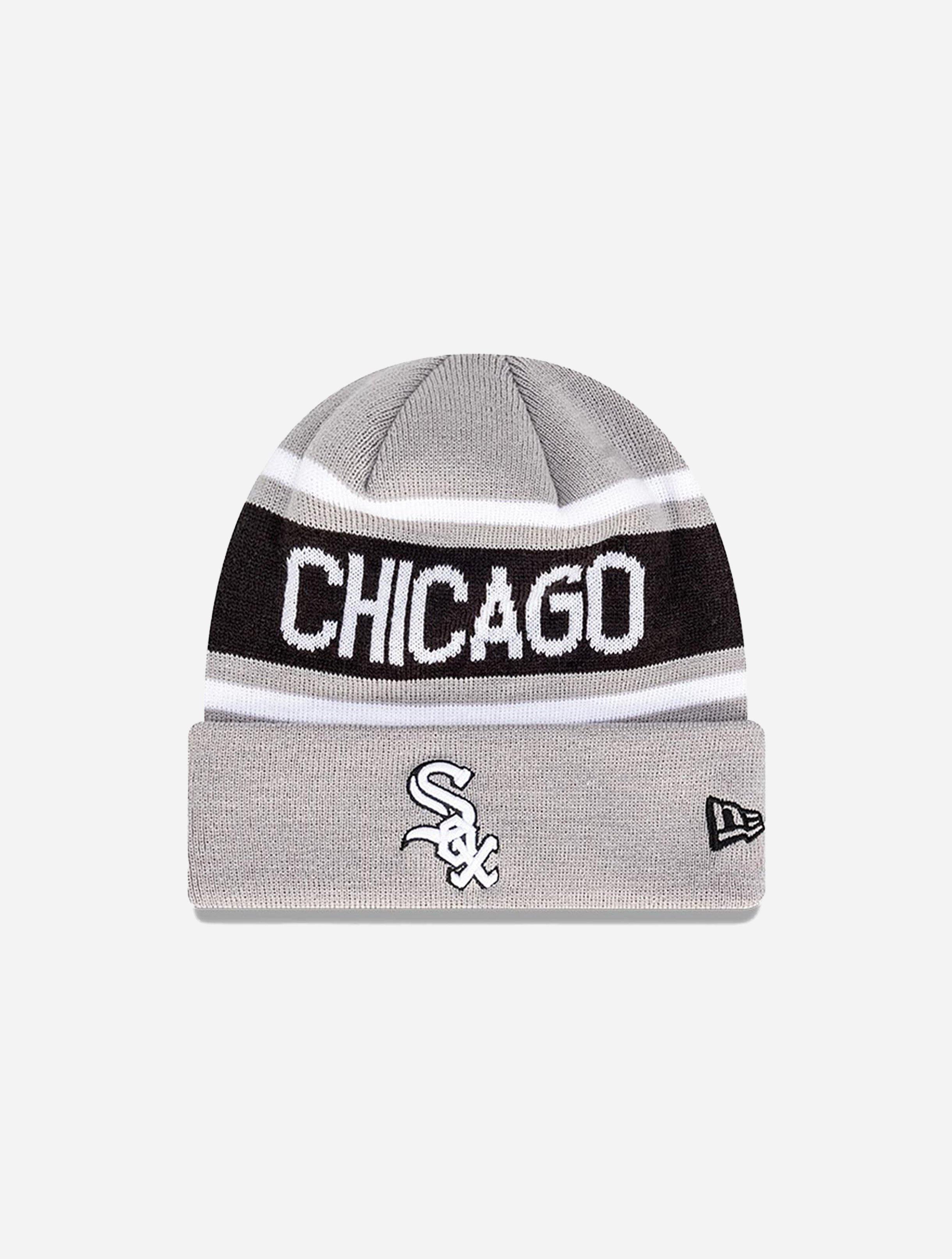 New Era Chicago White Sox Knit Outline Beanie - Challenger Streetwear