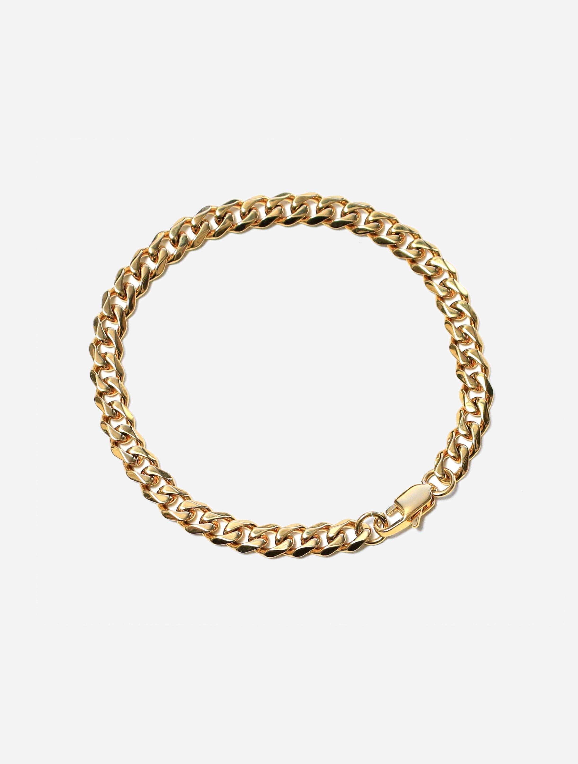 Gracias Dios Cuban Link 9 7MM Bracelet - Challenger Streetwear