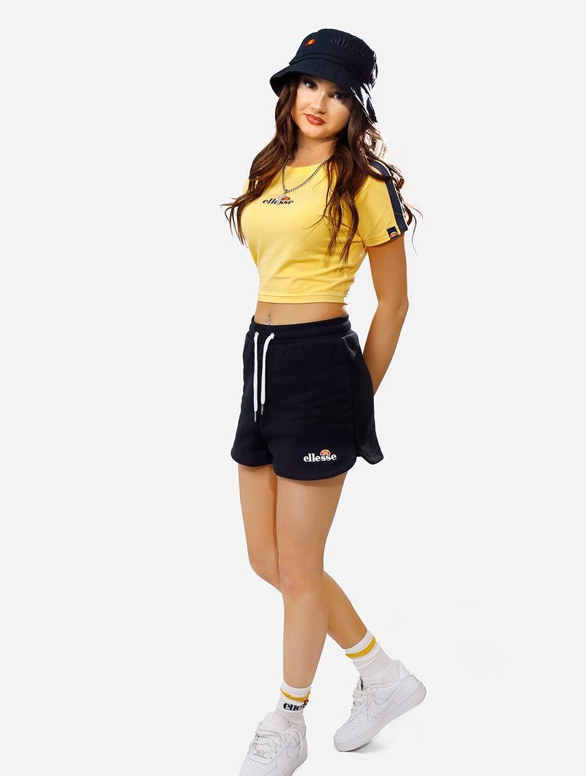 Ellesse Ellesse Latus cropped T-shirt Yellow - Challenger Streetwear