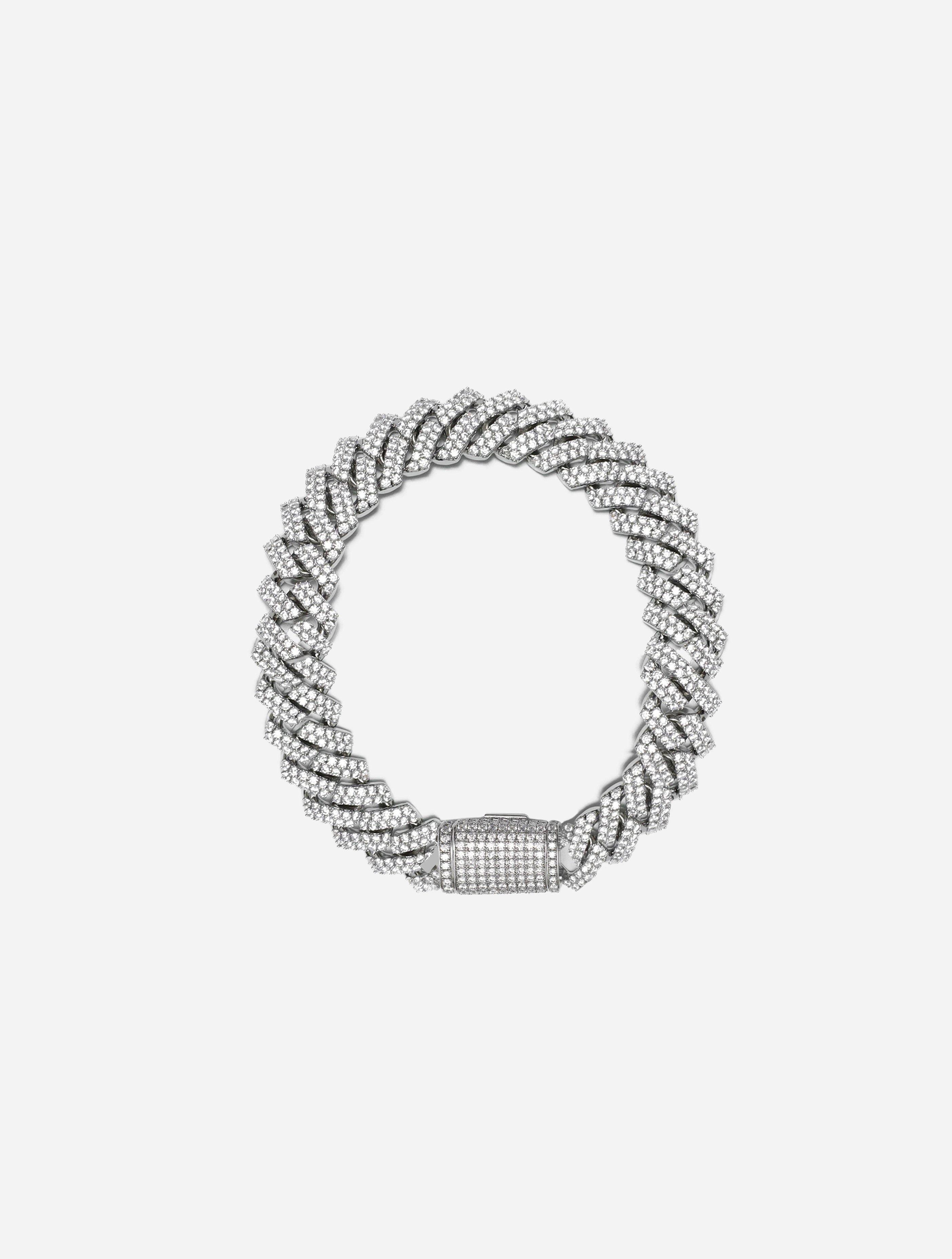 Gracias Dios Interlink 8 15MM Bracelet - Challenger Streetwear