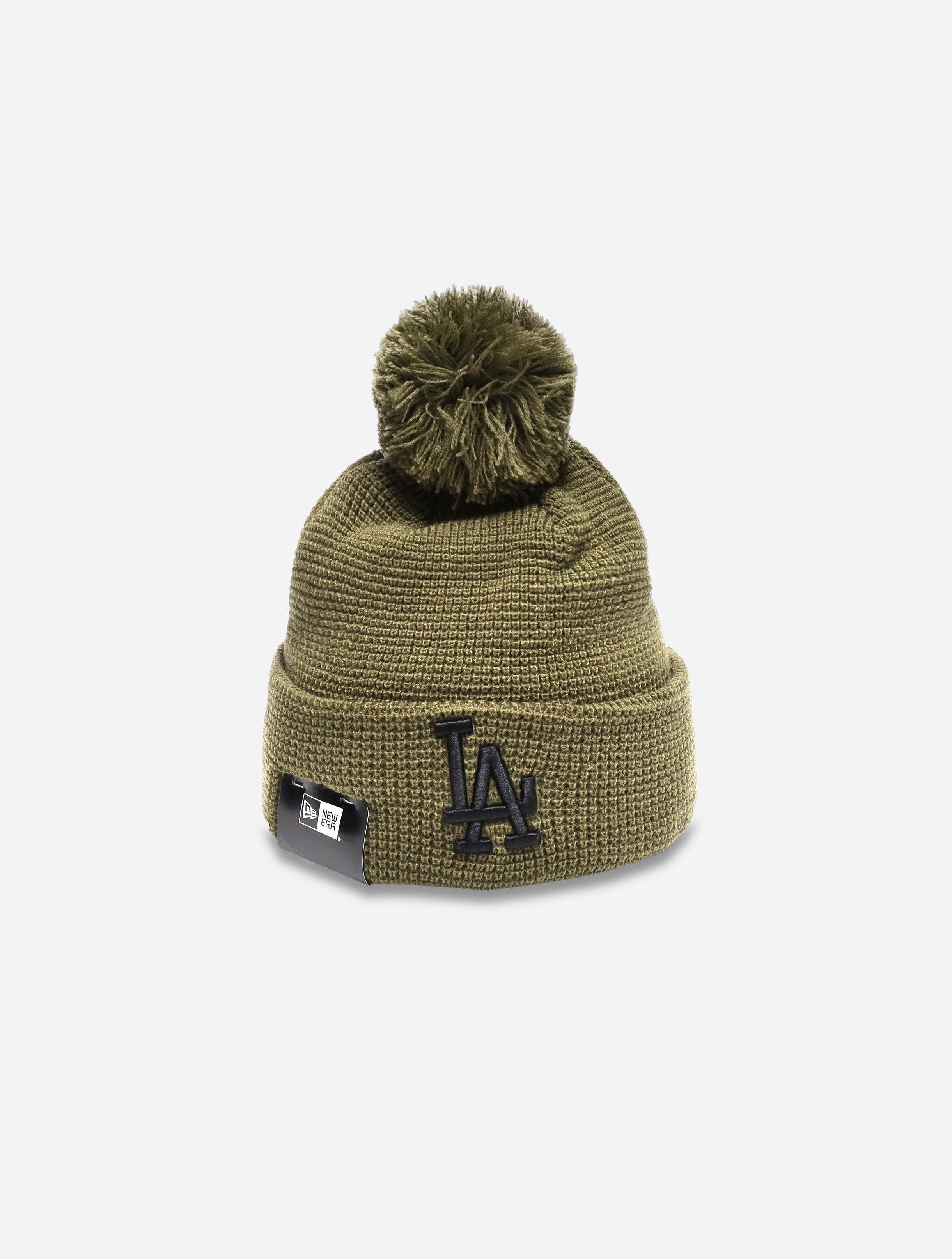 New Era Knit Medium Los Angles Dodgers Pom Beanie - Challenger Streetwear