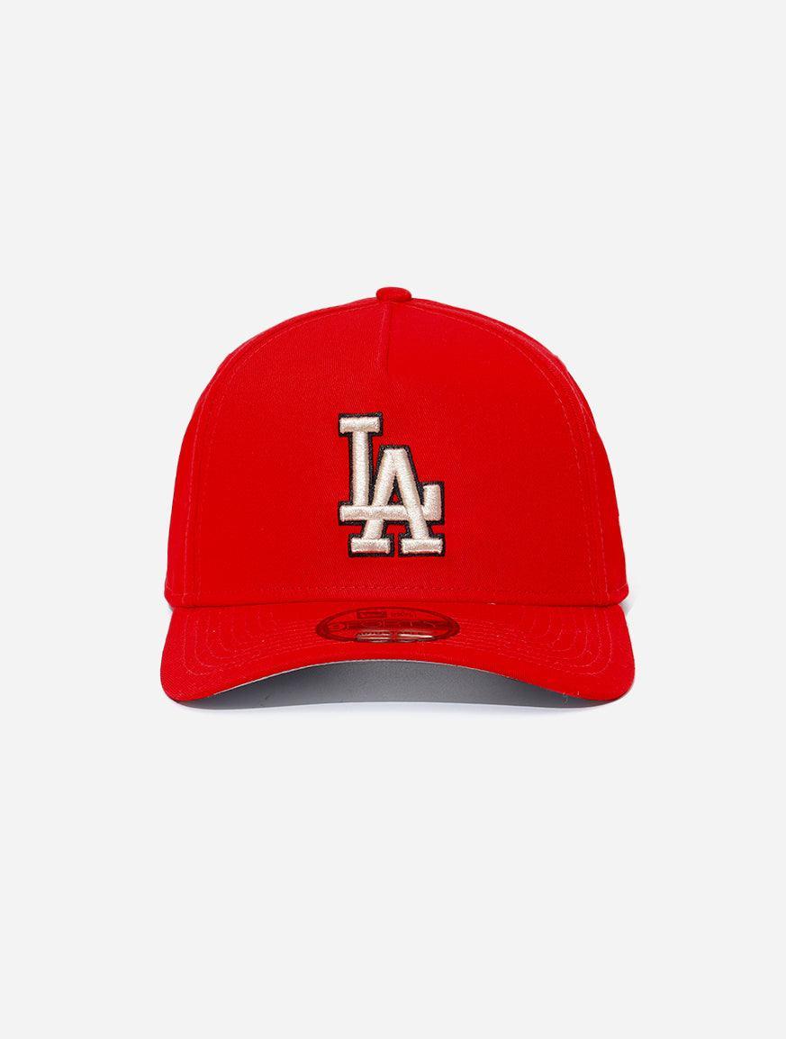 New Era Los Angeles Dodgers 9 Forty A-Frame Scarlet Stone - Challenger Streetwear