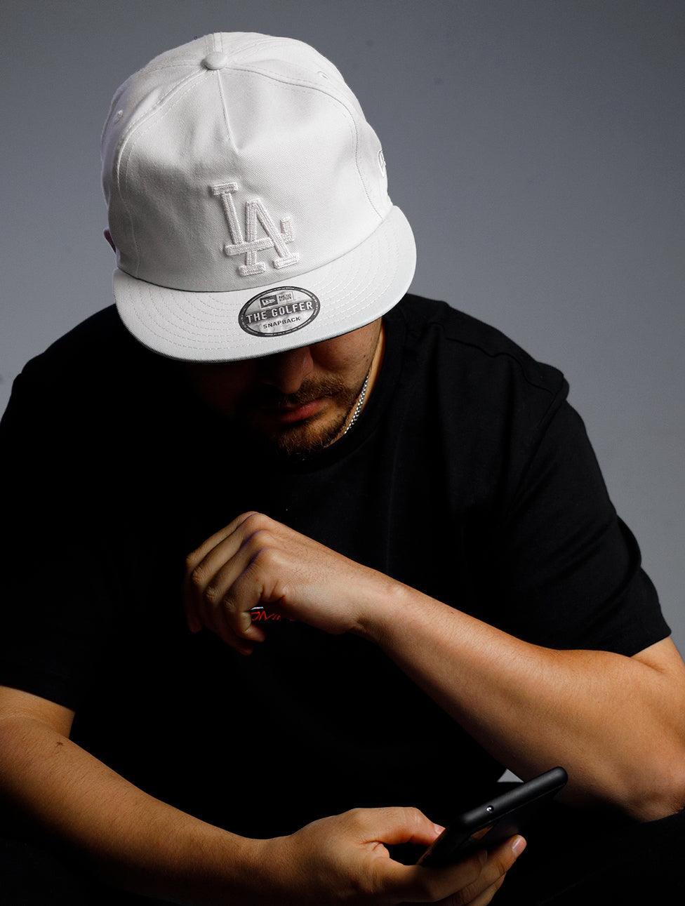 New Era Los Angeles Dodgers Stone Chain Stitch The Golfer A-Frame Snapback - Challenger Streetwear