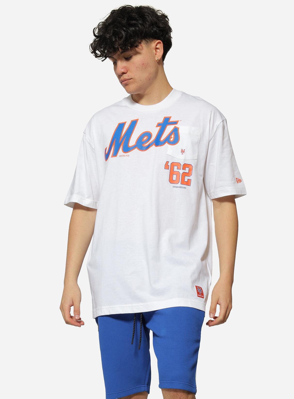 New Era New York Mets Pocket Oversized T-Shirt - Challenger Streetwear