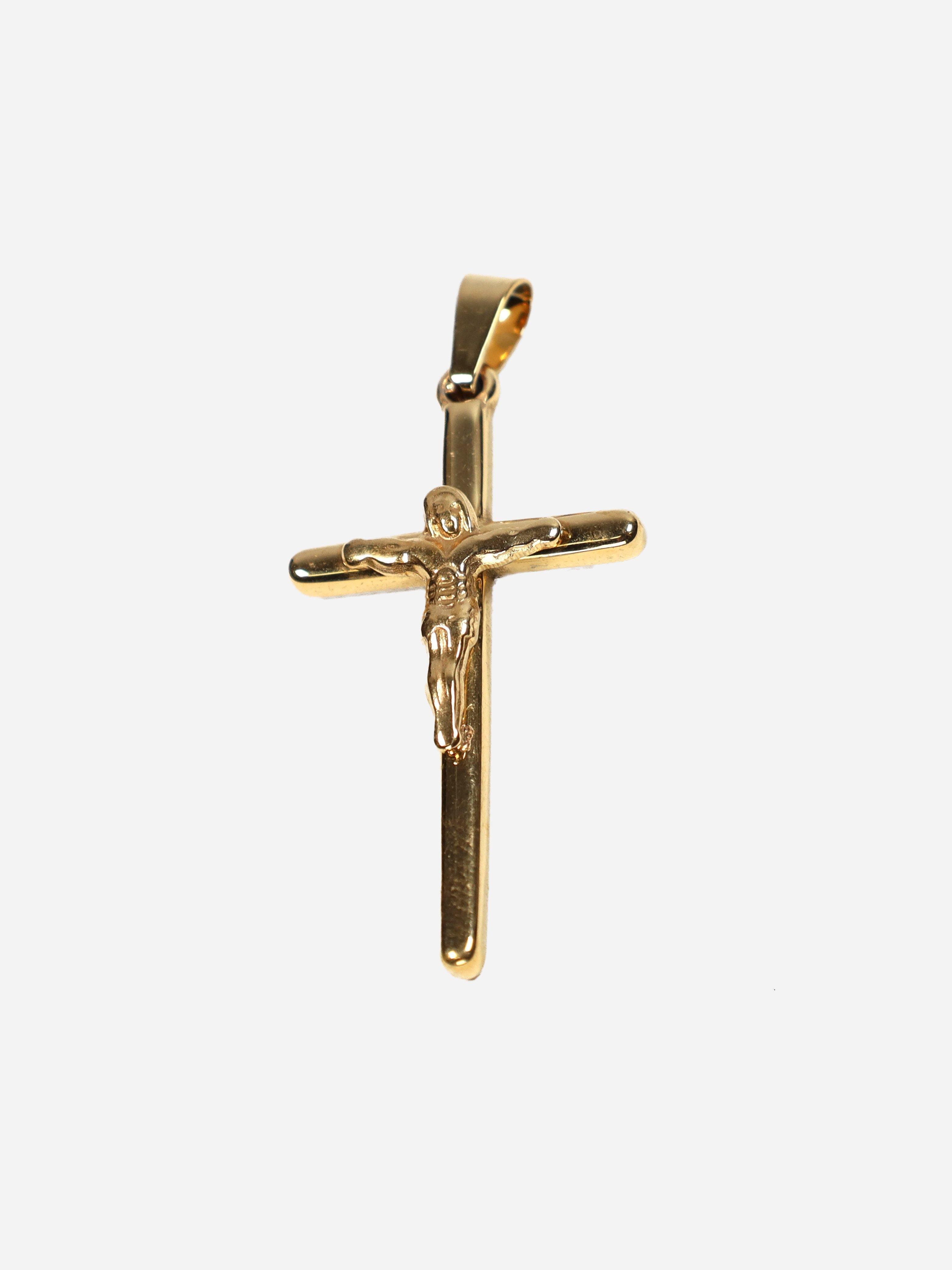 Gracias Dios Religious Crucifix Cross Pendant - Challenger Streetwear