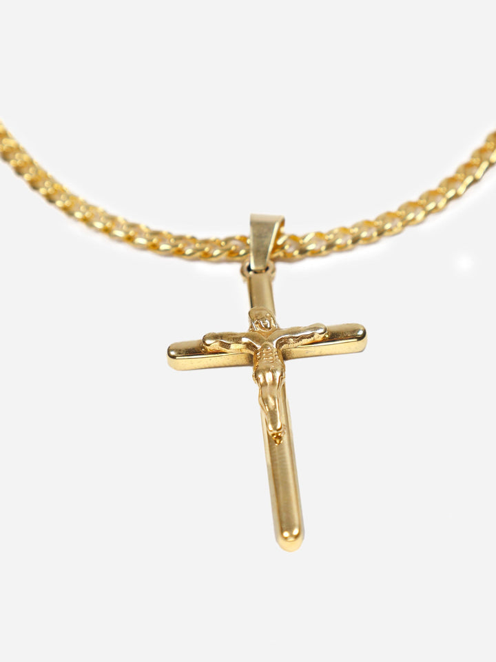 Gracias Dios Religious Crucifix Cross Pendant - Challenger Streetwear