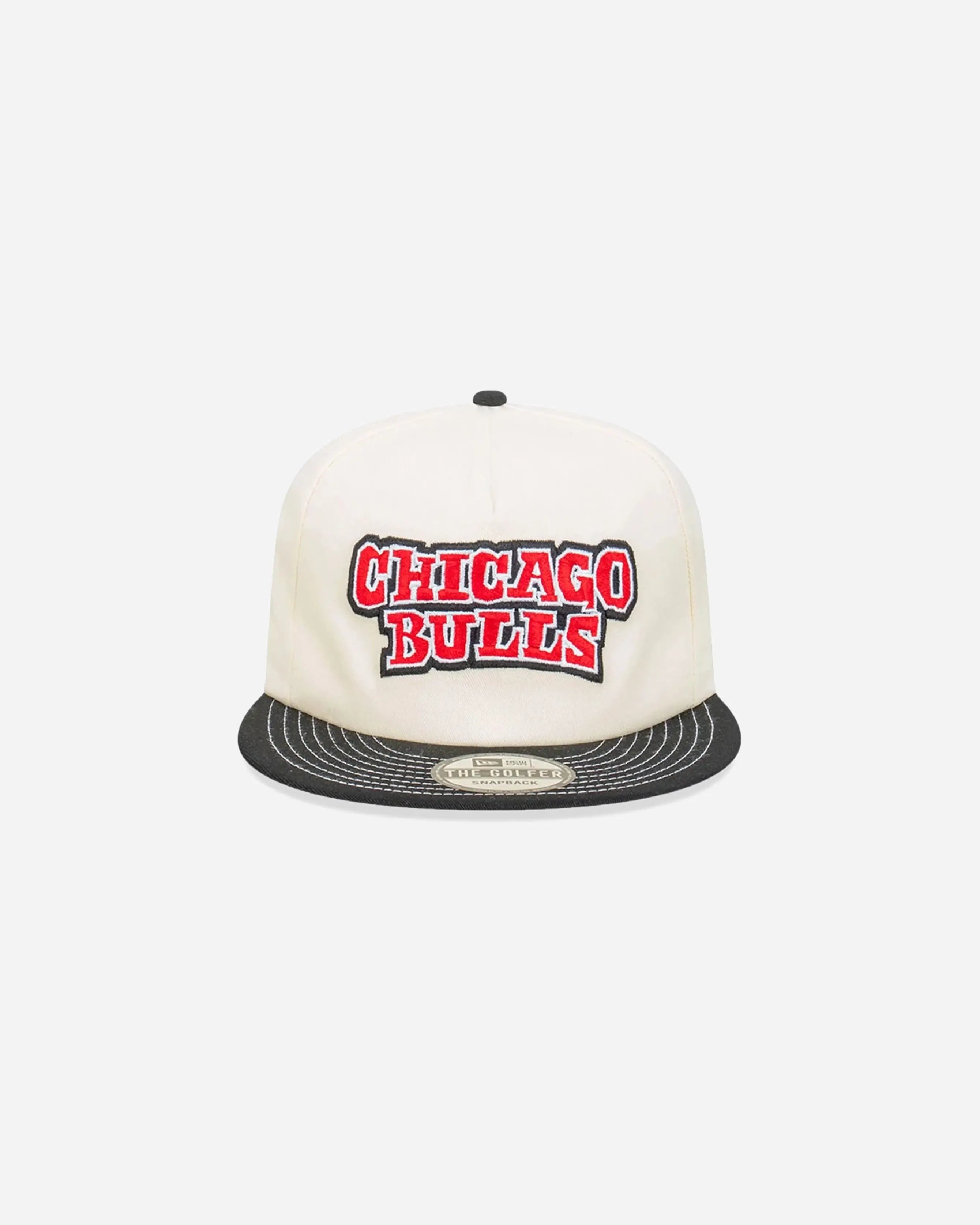 Chicago Bulls Cut N Paste White Golfer Snapback Adjustable Cap