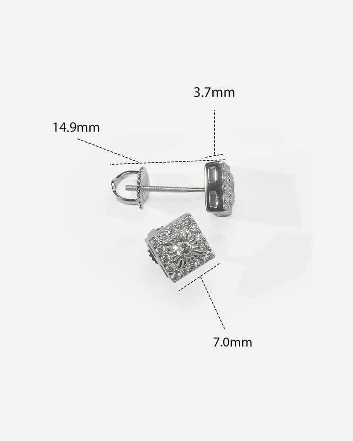 925 Sterling Silver Zirconia Earrings