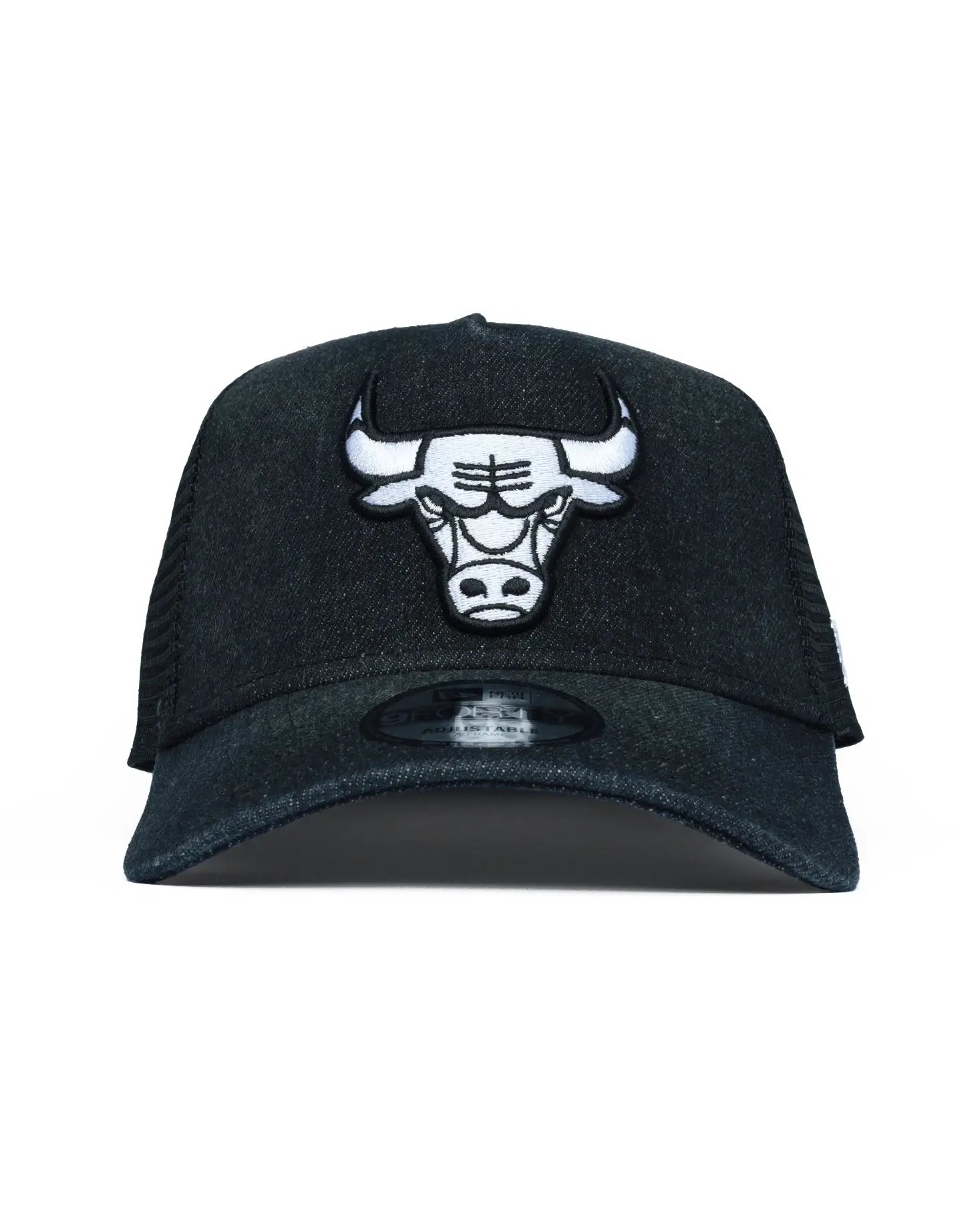 Chicago Bulls Washed Denim 9Forty A-Frame Trucker Adjustable