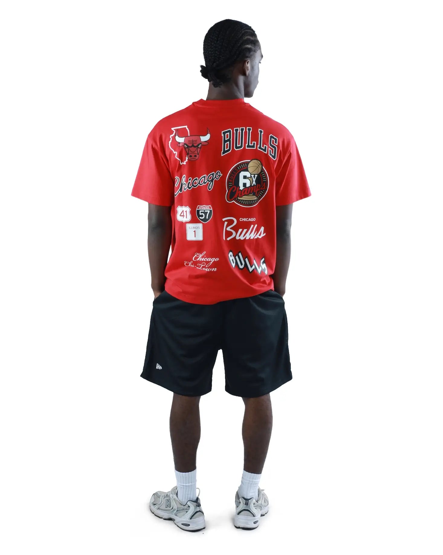 Chicago Bulls Repeat NBA Logo Oversized T-Shirt