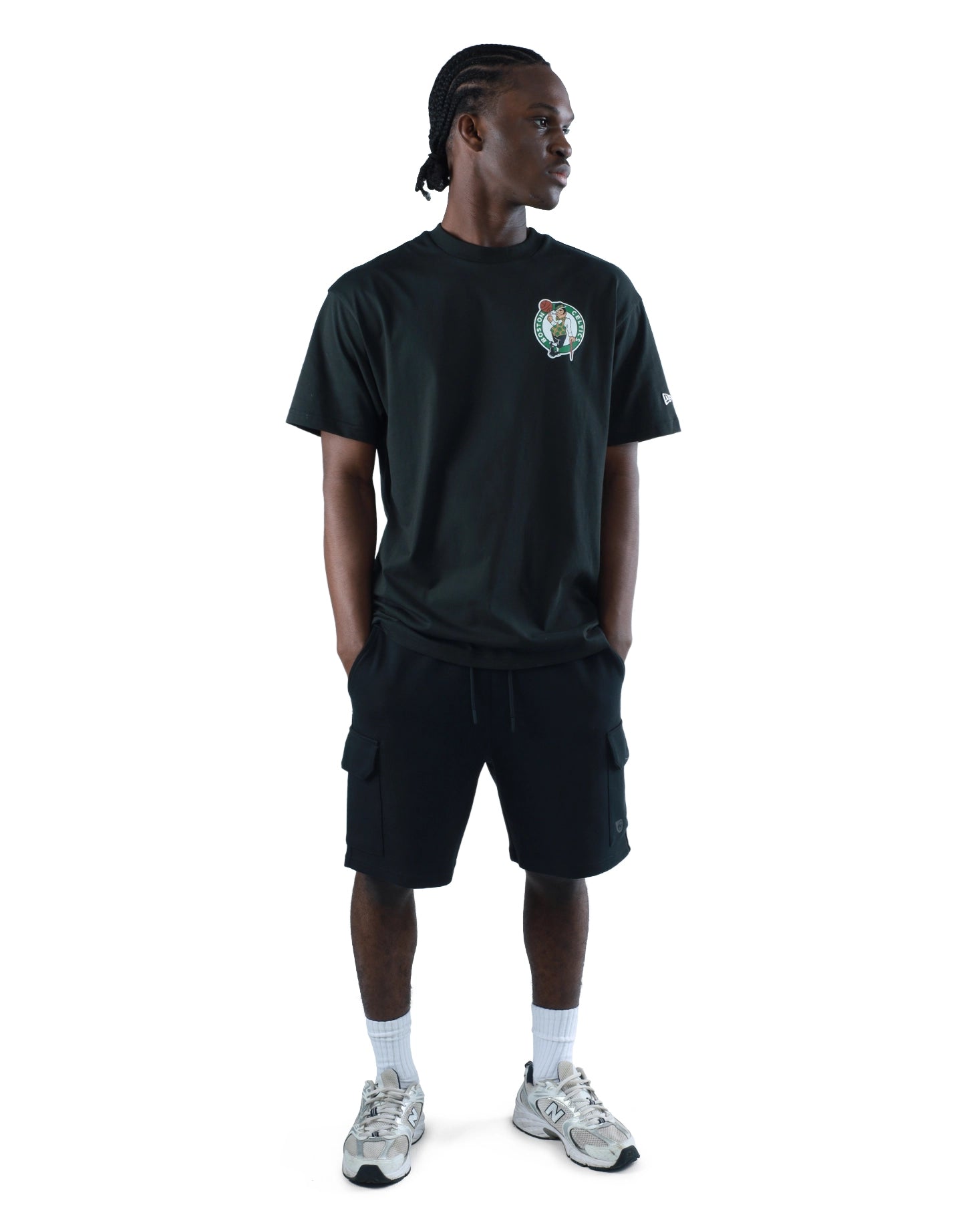 Boston Celtics Repeat NBA Logo Oversized T-Shirt