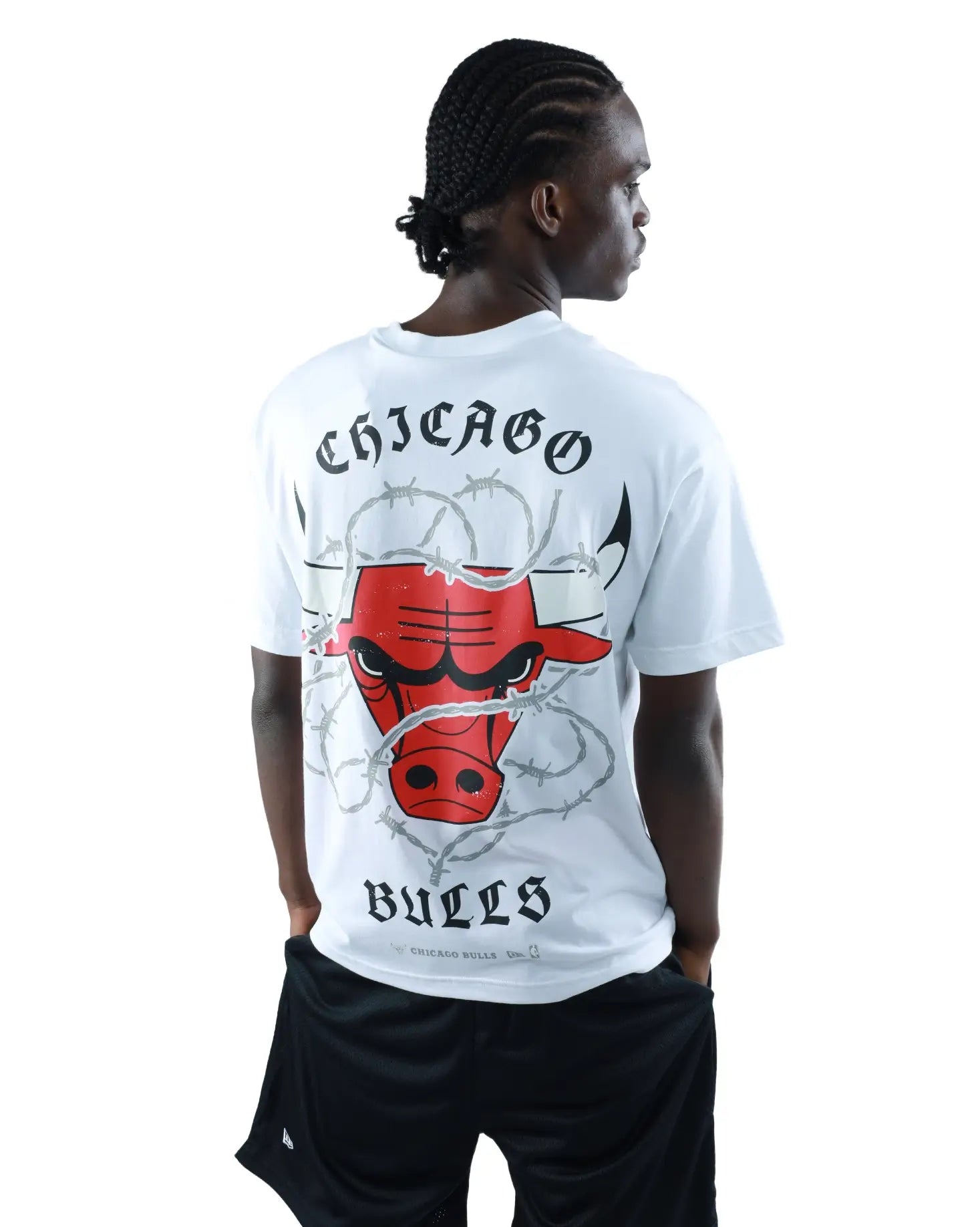 Chicago Bulls Barbed Wire Oversized T-Shirt
