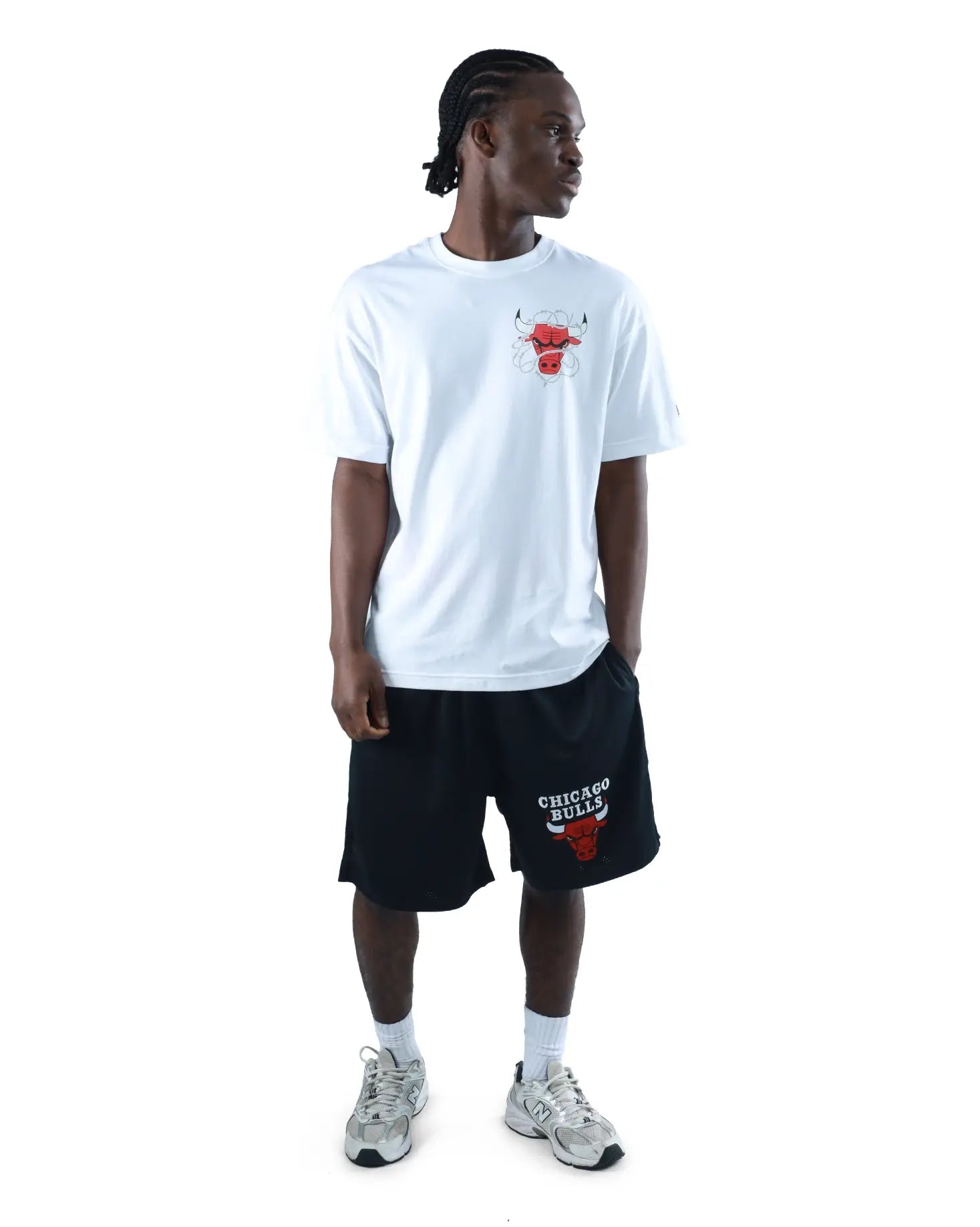 Chicago Bulls Barbed Wire Oversized T-Shirt