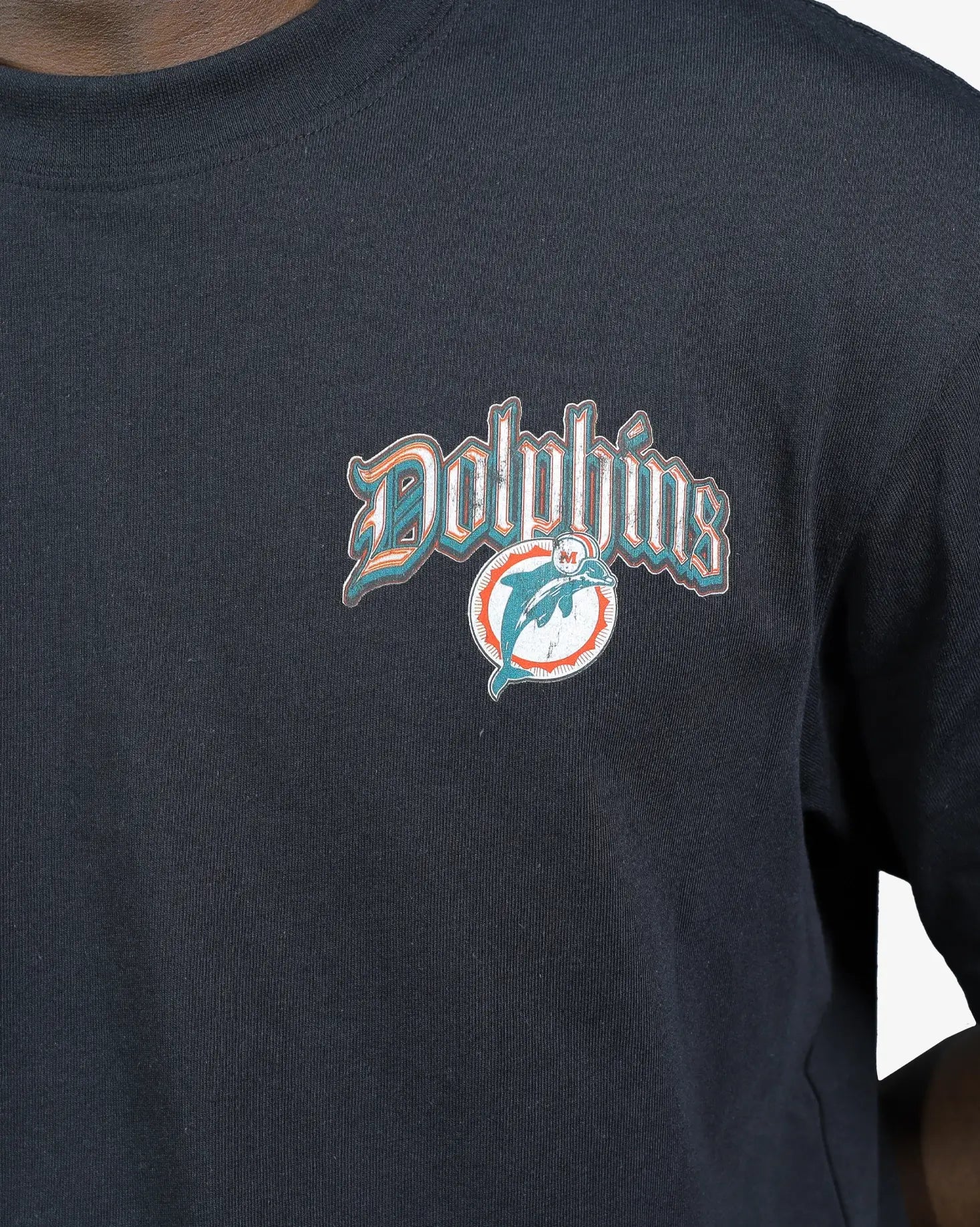 Miami Dolphins Gothic Team T-Shirt