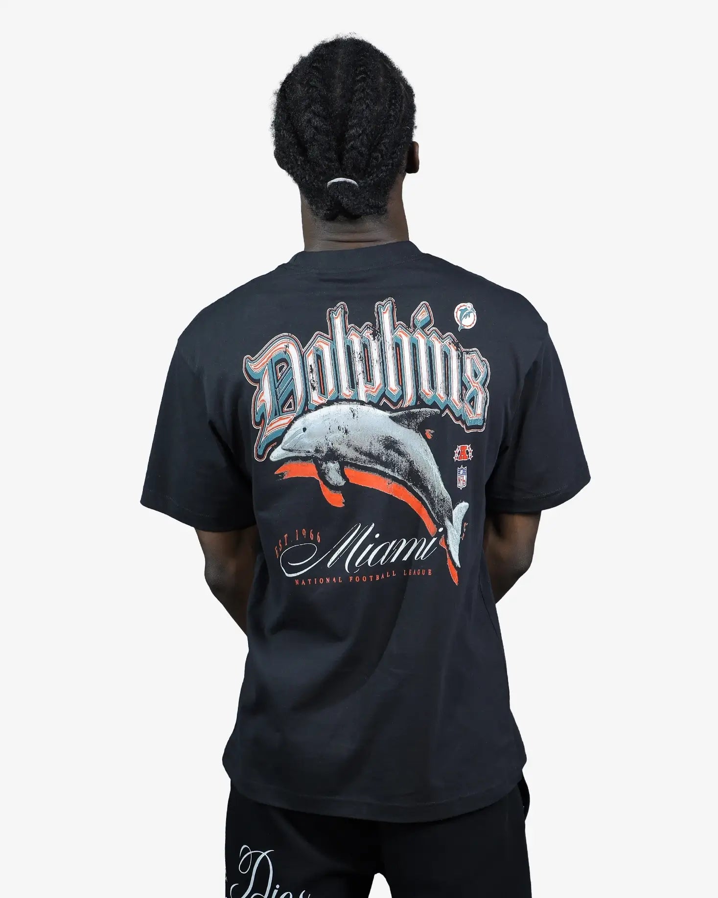 Miami Dolphins Gothic Team T-Shirt