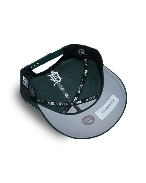 Detroit Tigers Chain stitch Side Script 9Forty A-Frame Snapback