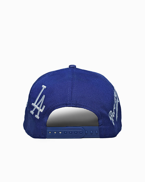 Dodgers All Over Logos 9FORTY Snapback
