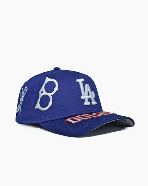 Dodgers All Over Logos 9FORTY Snapback
