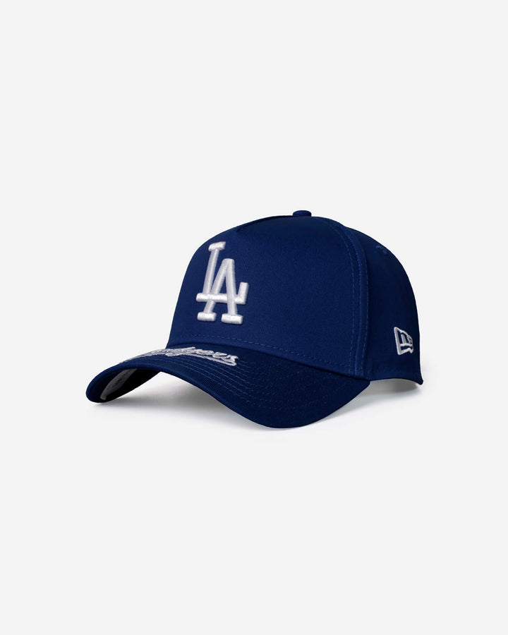Dodgers Team Visor Wordmark A-Frame Snapback AU