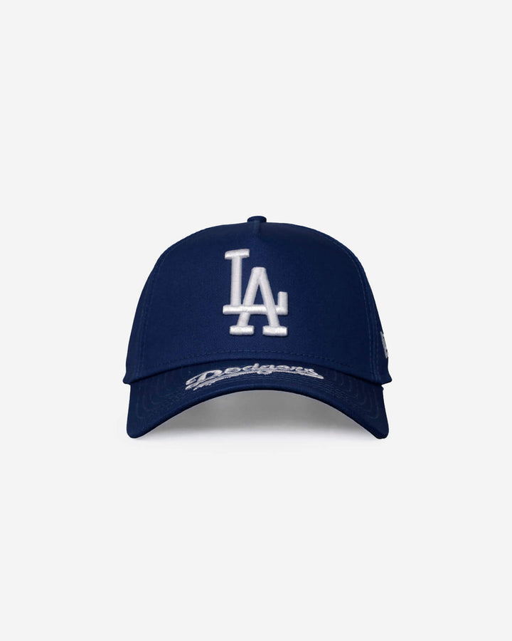 Dodgers Team Visor Wordmark A-Frame Snapback AU