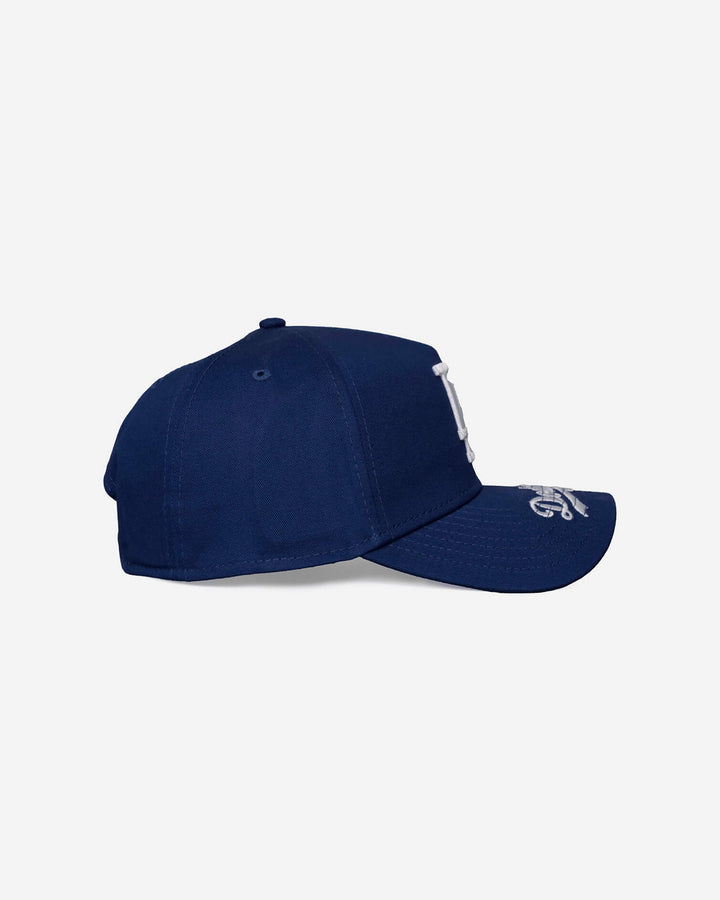 Dodgers Team Visor Wordmark A-Frame Snapback AU