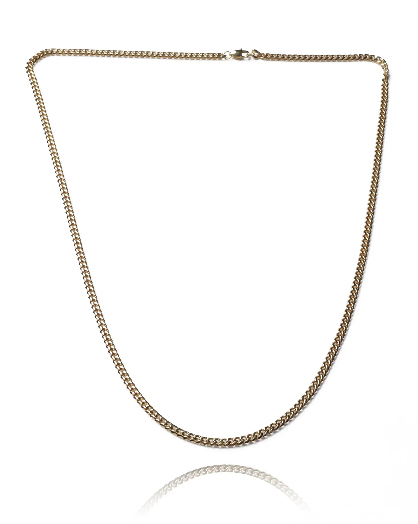 GD Cubic Stainless Steel Chain Gold Plated