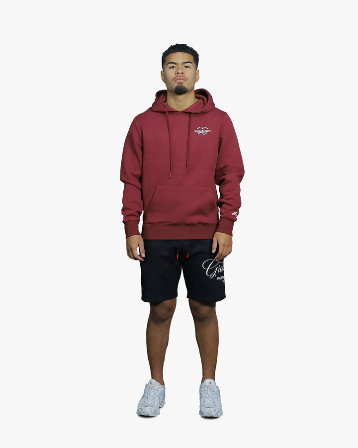 Gracias Dios Essential Maroon Hoodie