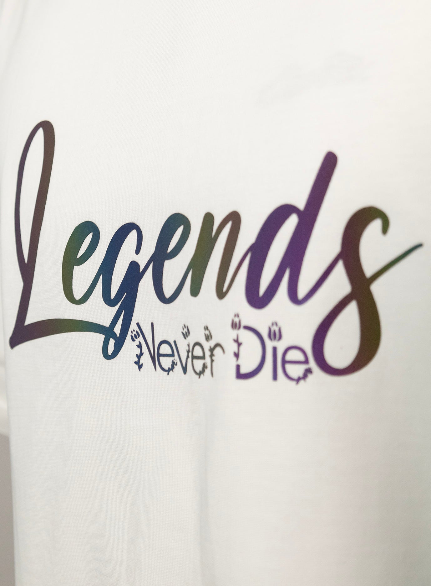 GD Legends Never Die Reflective Floral Oversized T-Shirt