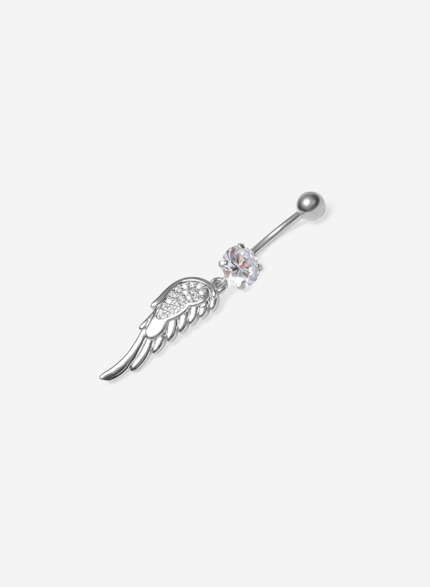 GD Angel Wing Dangle Belly Ring