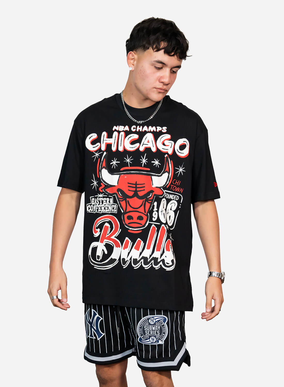 Chicago Bulls NBA Champs Oversized T-Shirt