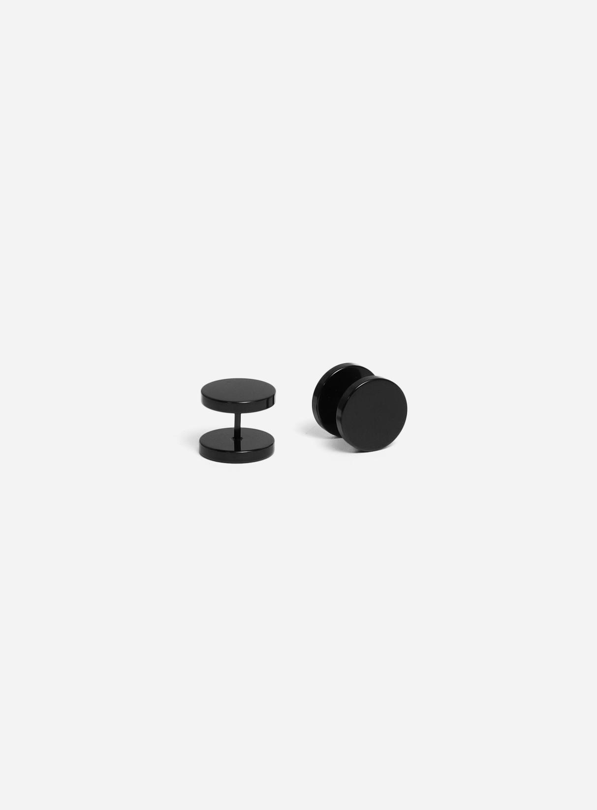 GD Black Studd Earring