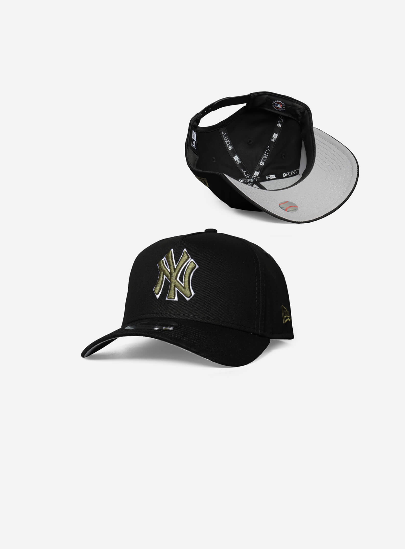 New York Yankees Black Olive 9Forty A-Frame Snapback