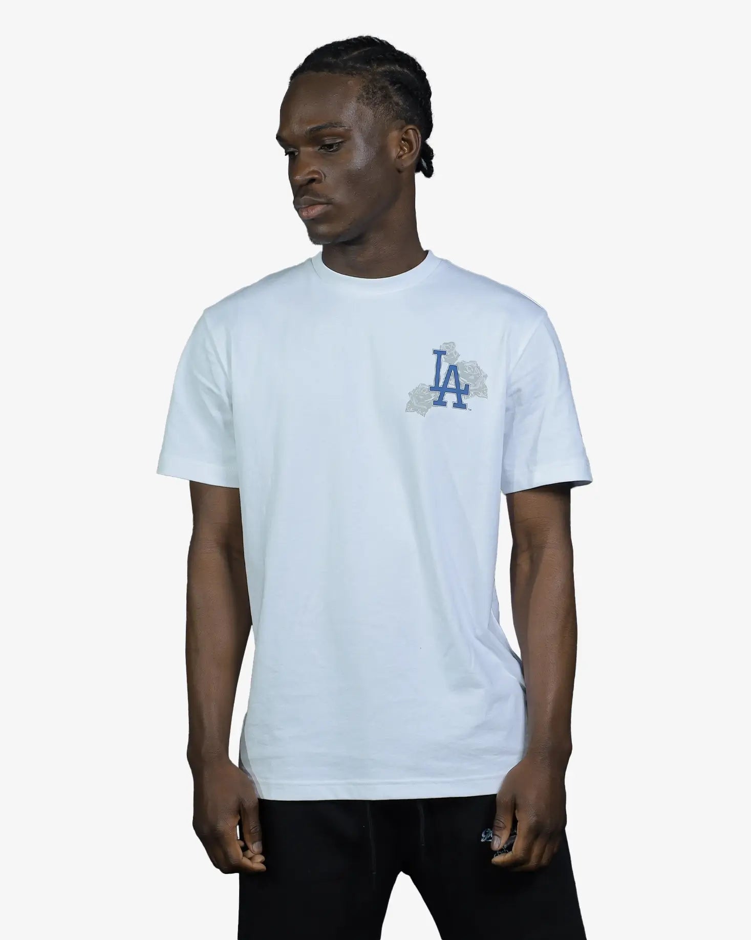 Los Angeles Dodgers Trend pop Grunge Rose T-Shirt