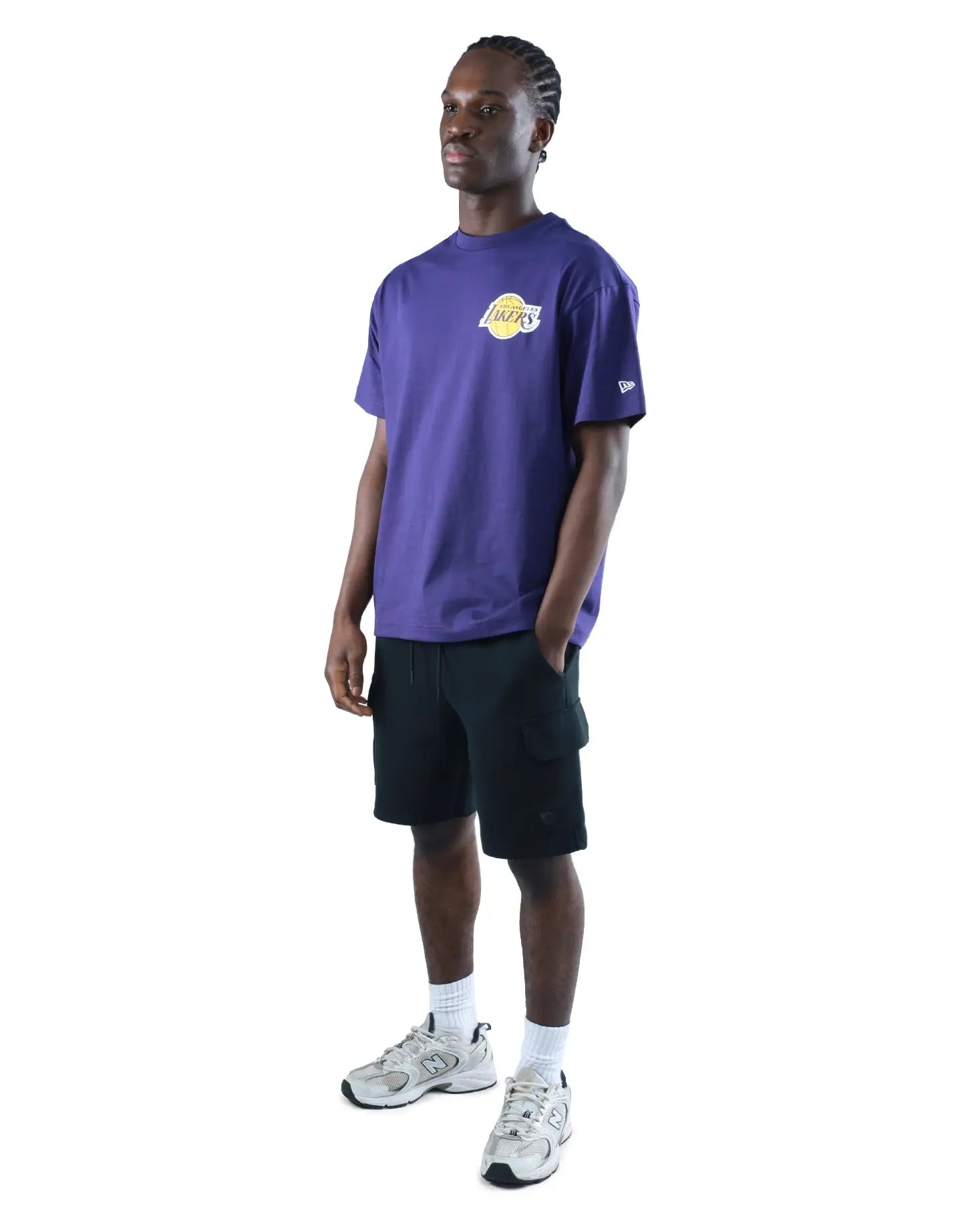 Los Angeles lakers Repeat NBA Logo Oversized T-Shirt